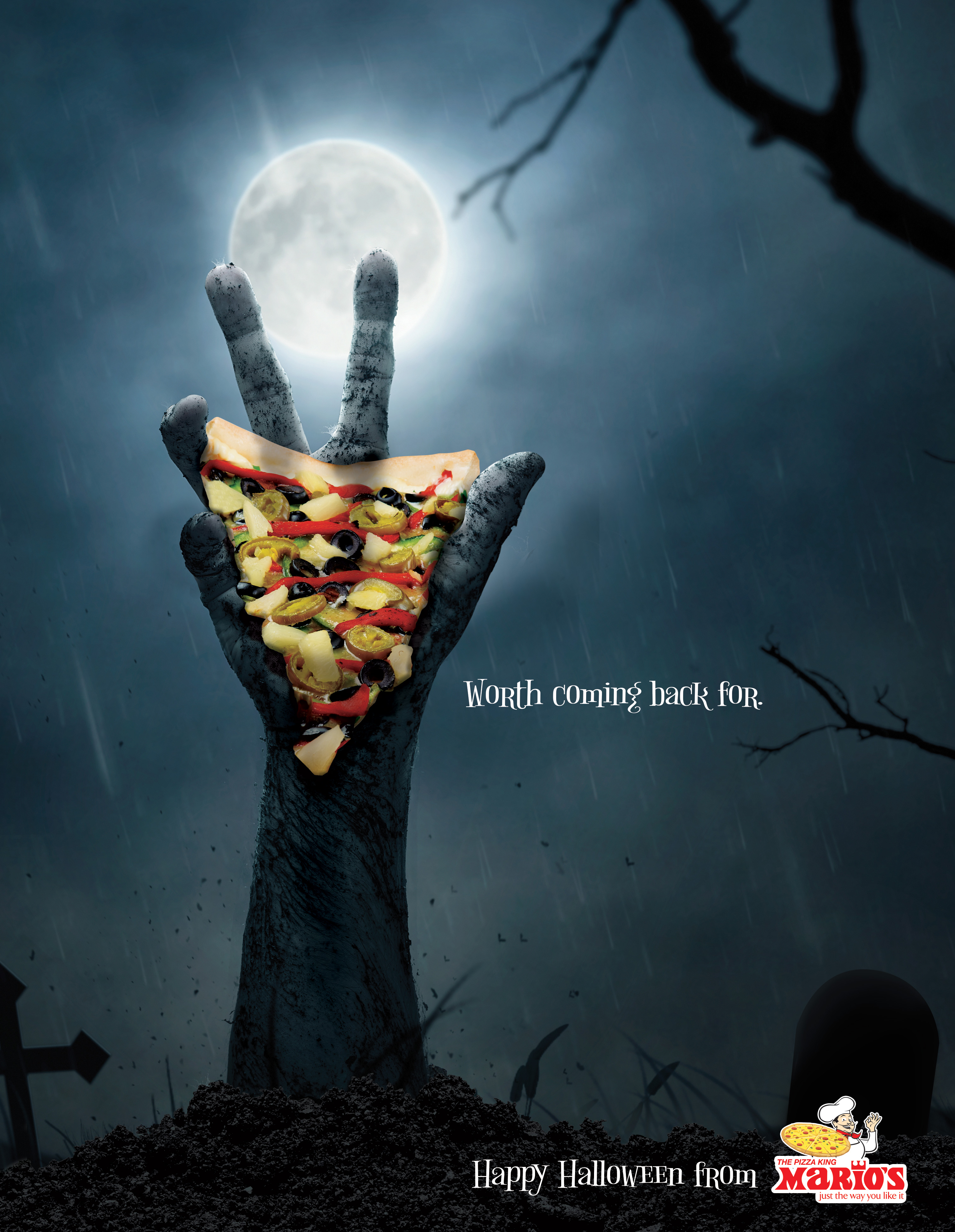 Mario's Halloween FB ad - Pepper Advertising